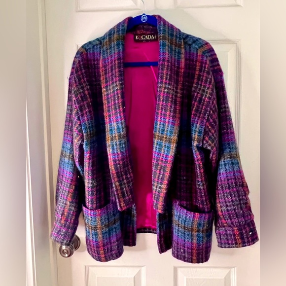 Vintage ESCADA open Cardigan Coat Size 38 - Picture 7 of 7